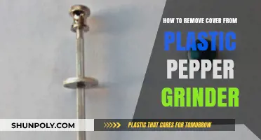 Easy Steps to Remove the Cover from Your Plastic Pepper Grinder