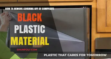 Efficiently Removing Coverings from Composite Black Plastic Material: A Guide