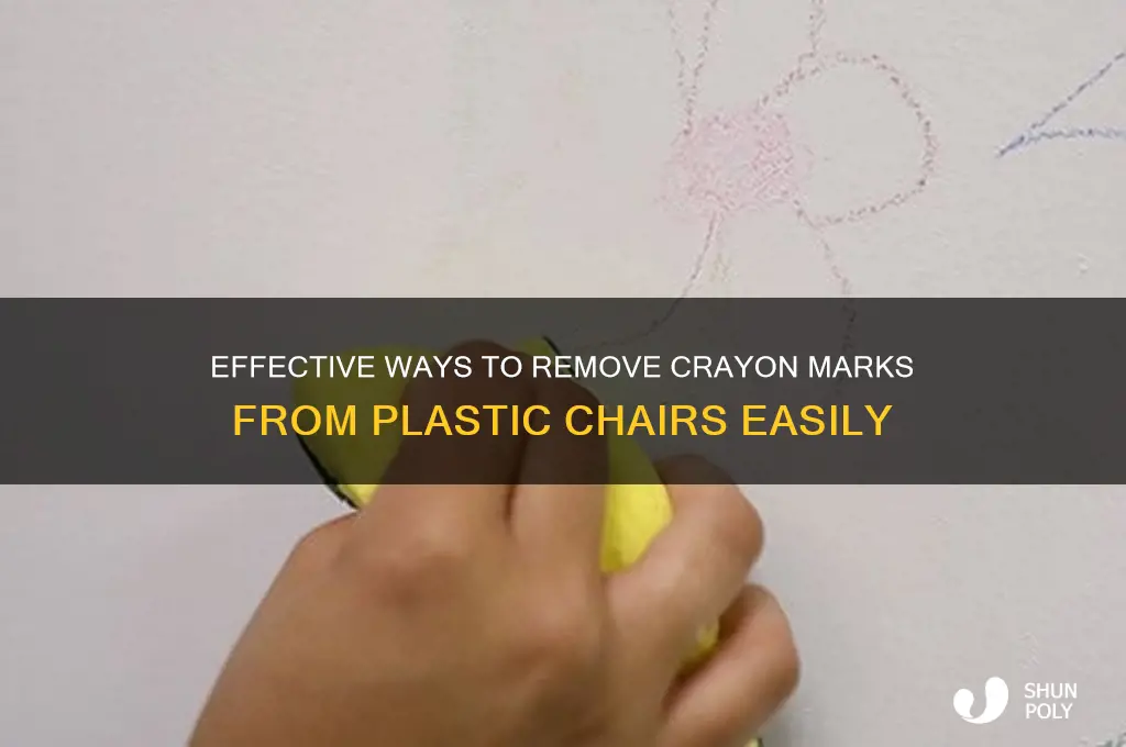 how to remove crayon from plastic chair