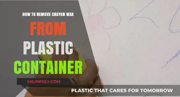 Erase Crayon Wax Stains: Plastic Container Cleaning Tips