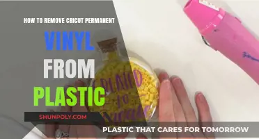 Easy Steps to Remove Cricut Permanent Vinyl from Plastic Surfaces