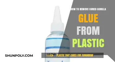 Effective Methods to Remove Cured Gorilla Glue from Plastic Surfaces