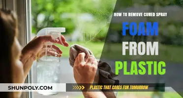 Effective Methods to Remove Cured Spray Foam from Plastic Surfaces