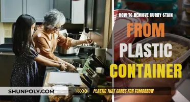 Erase Curry Stains from Plastic Containers: Quick Tips