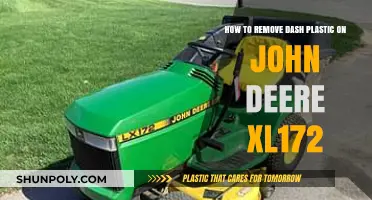 Easy Guide to Removing Dash Plastic on John Deere XL172