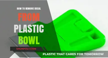 Easy Steps to Remove Decals from Plastic Bowls Without Damage