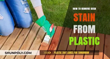 Effective Methods to Remove Deck Stain from Plastic Surfaces Easily