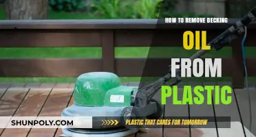 Effective Methods to Remove Decking Oil Stains from Plastic Surfaces