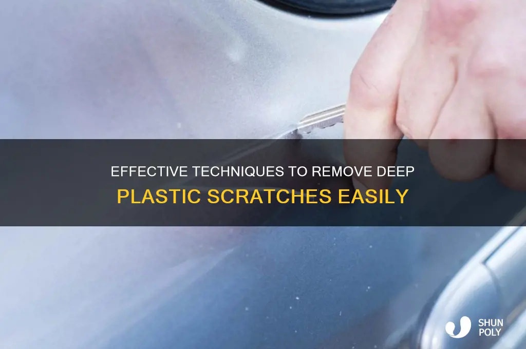 how to remove deep plastic scratches