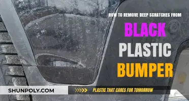 Effective DIY Methods to Repair Deep Scratches on Black Plastic Bumpers