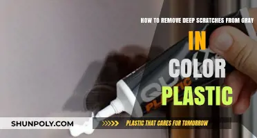 Effective Methods to Repair Deep Scratches on Gray Plastic Surfaces