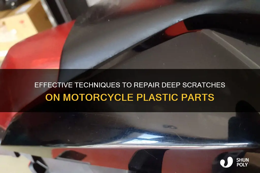 how to remove deep scratches from motorcycle plastic