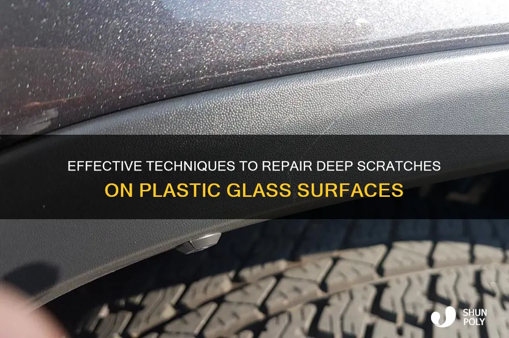 how to remove deep scratches from plastic glass