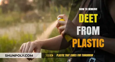 Effective Methods to Safely Remove DEET Stains from Plastic Surfaces