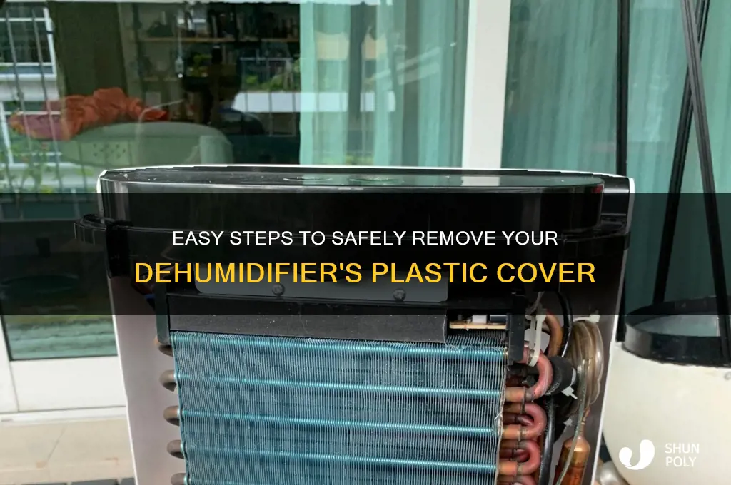 how to remove dehumidifier plastic cover