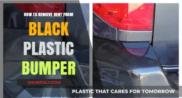 Effective DIY Methods to Remove Dents from Black Plastic Bumpers