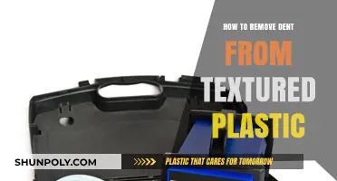 Effective Techniques to Remove Dents from Textured Plastic Surfaces