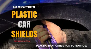 Easy DIY Guide: Removing Dents from Plastic Car Shields