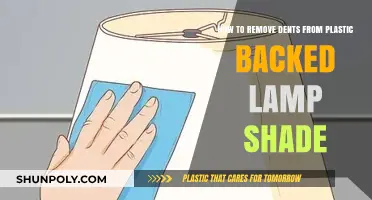 Easy DIY Fixes: Removing Dents from Plastic-Backed Lamp Shades