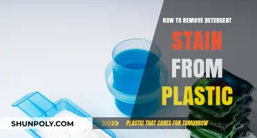 Effective Ways to Remove Detergent Stains from Plastic Surfaces
