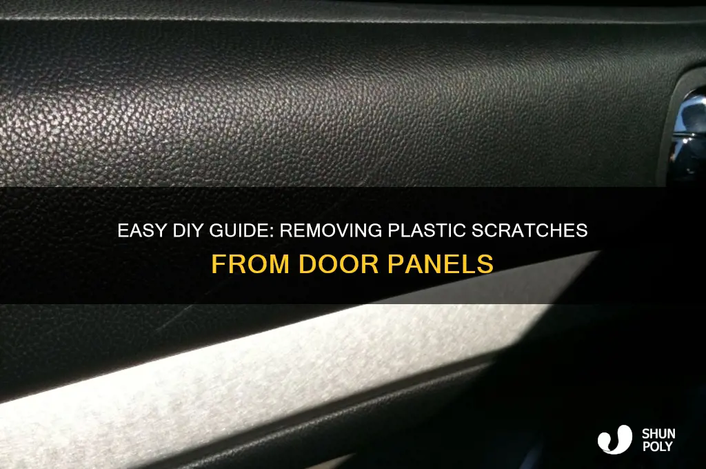 how to remove door panel plastic scratches