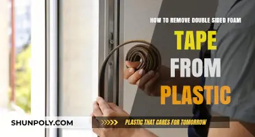 Easy Removal Tips: Double-Sided Foam Tape from Plastic Surfaces