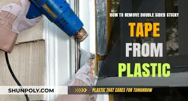 Effective Methods to Remove Double-Sided Tape from Plastic Surfaces