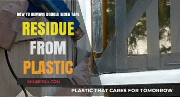 Effective Ways to Remove Double-Sided Tape Residue from Plastic Surfaces
