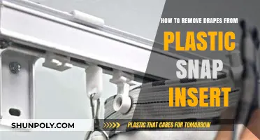 Easy Guide: Removing Drapes from Plastic Snap Inserts Effortlessly