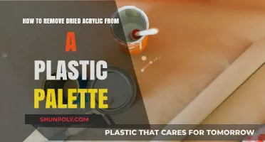 Effective Techniques to Remove Dried Acrylic from Plastic Palettes
