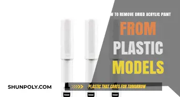 Effective Techniques to Remove Dried Acrylic Paint from Plastic Models
