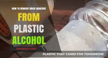 Effective Methods to Remove Dried Adhesive from Plastic with Alcohol