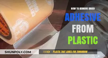 Effective Methods to Remove Dried Adhesive from Plastic Surfaces Easily