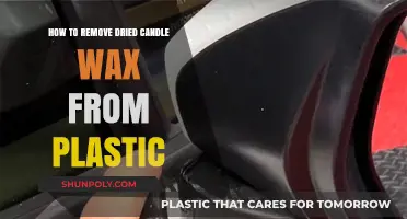 Effective Methods to Remove Dried Candle Wax from Plastic Surfaces