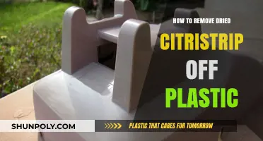 Effective Methods to Remove Dried Citristrip from Plastic Surfaces