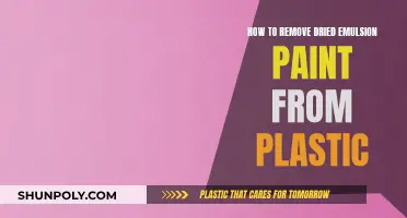 Removing Dried Emulsion Paint from Plastic: Effective Strategies