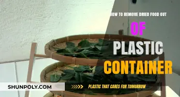Get Rid of Stubborn Food Stains on Plastic Containers