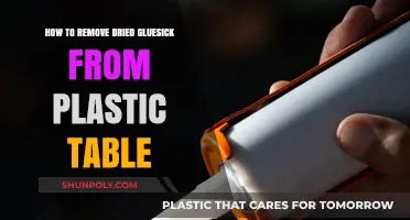 Effective Tips to Remove Dried Glue from Plastic Tables Easily