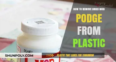 Effective Tips to Remove Dried Mod Podge from Plastic Surfaces