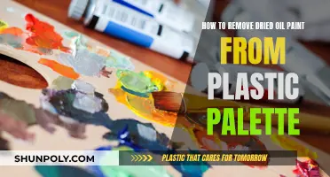 Removing Dried Oil Paint: Reviving Your Plastic Palette
