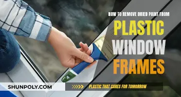 Removing Dried Paint from Plastic Window Frames: Effective Methods