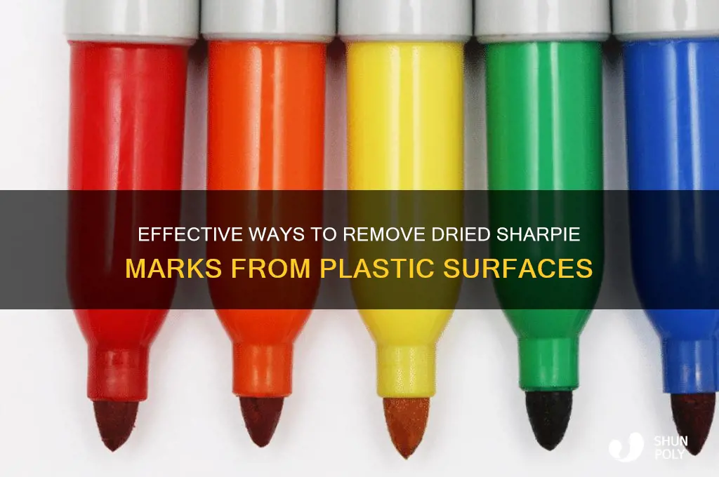 how to remove dried sharpie from plastic