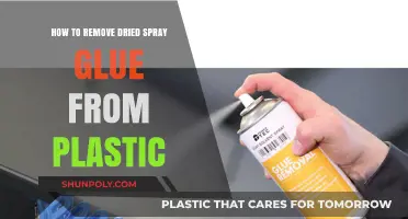 Effective Methods to Remove Dried Spray Glue from Plastic Surfaces