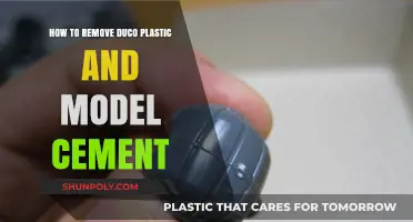Effective Techniques for Removing Duco Plastic and Model Cement