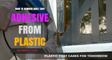 Effective Ways to Remove Duct Tape Adhesive from Plastic Surfaces
