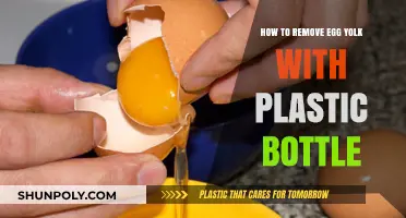 Easy Egg Yolk Separation Trick Using a Plastic Bottle