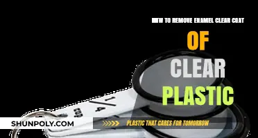 Removing Enamel Clear Coat from Clear Plastic: A Step-by-Step Guide
