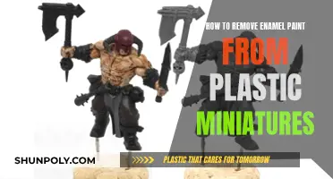 Removing Enamel Paint from Plastic Miniatures: A Step-by-Step Guide