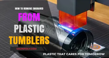 Erasing Engravings: Simple Methods to Remove Marks from Plastic Tumblers