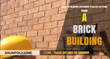Efficiently Removing Exterior Plastic Letters from Brick Buildings: A Step-by-Step Guide